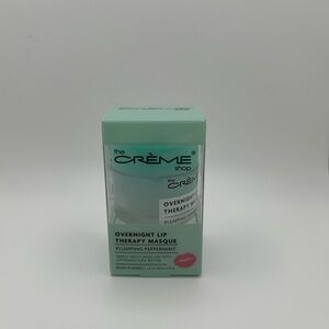 NEW The Crème Shop Overnight Lip Therapy Masque Plumping Peppermint Shea Butter